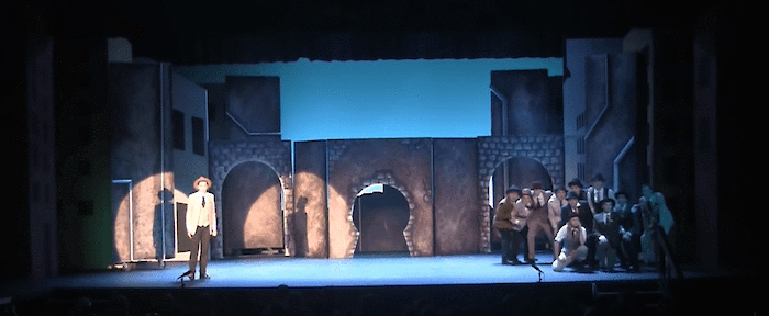 "Crapshooter's Dance" in "Guys and Dolls" - Spring 2019 (Photo: JJHS)